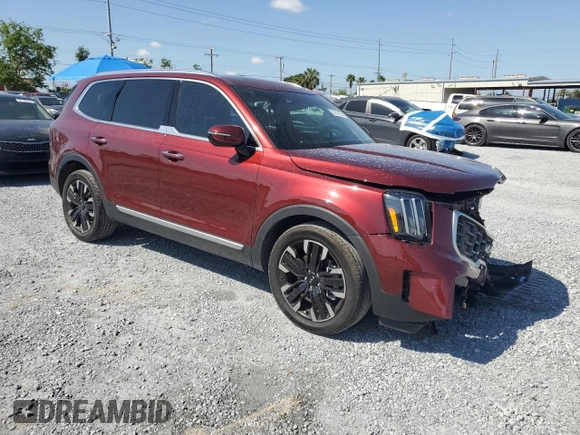 2023 Kia Telluride SX с VIN 5XYP5DGC0PG389623, выставлен на аукционе Copart как лот 52812025 с пробегом 33 391 миль миль и На запчасти • Non repairable. История ставок и продаж доступна на DreamBid. Изображение 4.