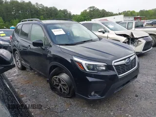 2021 Subaru Forester Premium with VIN JF2SKAJC8MH563856, listed as a IAAI auction lot 42225442 with 59,000 mi miles and . Bid and sale history available at DreamBid. Image 1.