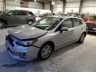 2018 Subaru Impreza Premium with VIN 4S3GTAD69J3712873, listed as a Copart auction lot 86756804 with 69,208 mi miles and Salvage Title. Bid and sale history available at carsss.com. Image 1.