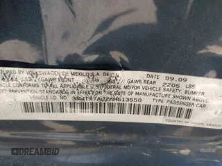 2010 Volkswagen Jetta SE with VIN 3VWTX7AJ2AM613550, listed as a IAAI auction lot 42281149 with 100,666 mi miles and . Bid and sale history available at DreamBid. Image 9.
