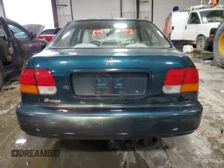 1998 Honda Civic EX with VIN 2HGEJ8642WH539768, listed as a Copart auction lot 87055024 with 126,726 mi miles and Salvage Title. Bid and sale history available at carsss.com. Image 6.