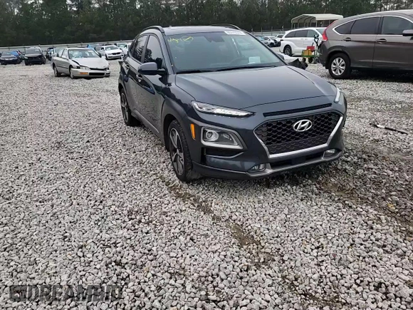 2021 Hyundai Kona Ultimate with VIN KM8K53A57MU606301, listed as a Copart auction lot 85510014 with 46,014 mi miles and Salvage Title. Bid and sale history available at carsss.com. Image 12.
