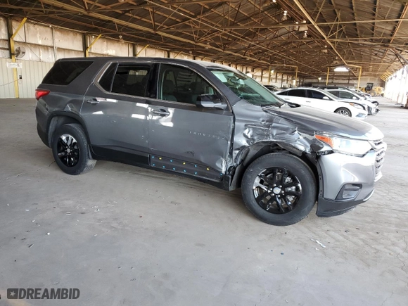 2021 Chevrolet Traverse LS with VIN 1GNERFKW5MJ132209, listed as a Copart auction lot 46788295 with 65,630 mi miles and Salvage Title. Bid and sale history available at carsss.com. Image 4.