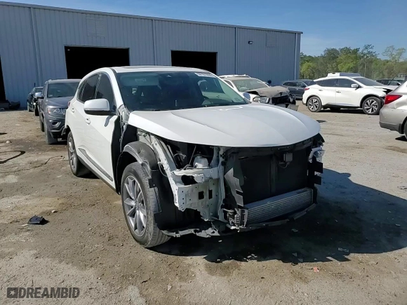 2020 Acura RDX w/Technology Pkg with VIN 5J8TC1H55LL017973, listed as a Copart auction lot 50181835 with 62,283 mi miles and Salvage Title. Bid and sale history available at carsss.com. Image 16.