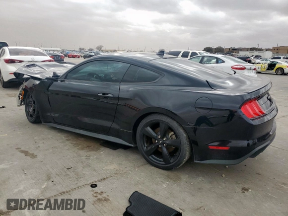 2023 Ford Mustang EcoBoost with VIN 1FA6P8TH6P5102170, listed as a Copart auction lot 45191565 with 0 mi miles and Salvage Title. Bid and sale history available at carsss.com. Image 2.