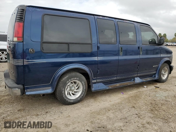 2000 Chevrolet Express Cargo Van w/YF7 with VIN 1GBFG15R0Y1102380, listed as a Copart auction lot 85756674 with 0 mi miles and Clean Title. Bid and sale history available at carsss.com. Image 3.