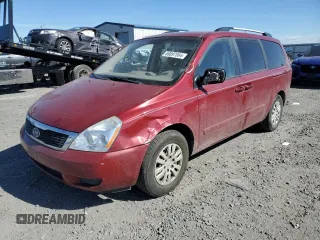 2012 Kia Sedona LX with VIN KNDMG4C74C6433769, listed as a Copart auction lot 69897564 with 161,793 mi miles and Salvage Title. Bid and sale history available at carsss.com. Image 1.