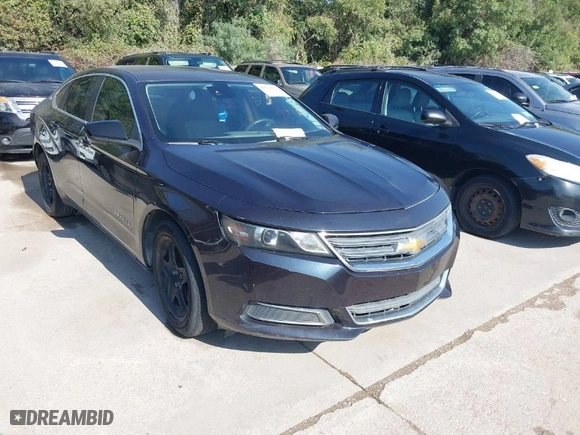 2014 Chevrolet Impala LS with VIN 2G11Y5SL3E9209885, listed as a IAAI auction lot 40714570 with 131,544 mi miles. Bid and sale history available at carsss.com. Image 1.