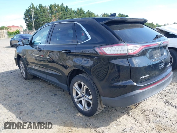 2017 Ford Edge Titanium z VIN 2FMPK4K9XHBB89970, wystawiony jako IAAI lot #42234295 z przebiegiem 100 403 mil mil oraz . Historia ofert i sprzedaży dostępna na DreamBid. Obrazek 3.