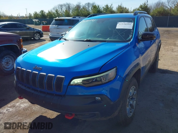 2022 Jeep Cherokee Trailhawk z VIN 1C4PJMBX5ND553336, wystawiony jako IAAI lot #41930991 z przebiegiem 40 832 mil mil oraz . Historia ofert i sprzedaży dostępna na DreamBid. Obrazek 18.
