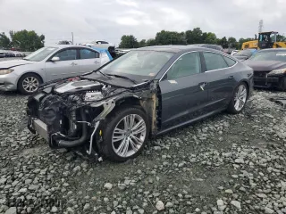 2019 Audi A7 Premium Plus with VIN WAUU2AF22KN031814, listed as a Copart auction lot 66611834 with 37,315 mi miles and Salvage Title. Bid and sale history available at carsss.com. Image 1.