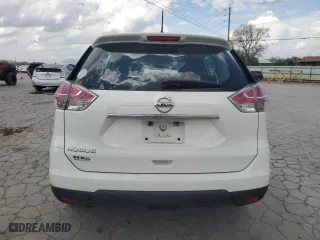 2015 Nissan Rogue S with VIN 5N1AT2MT7FC859844, listed as a Copart auction lot 50661895 with 166,214 mi miles and Salvage Title. Bid and sale history available at carsss.com. Image 6.