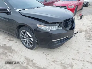 2015 Acura TLX V6 with VIN 19UUB2F33FA025391, listed as a IAAI auction lot 41625936 with 115,635 mi miles. Bid and sale history available at carsss.com. Image 1.