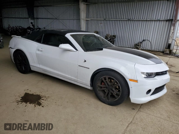 2014 Chevrolet Camaro LT with VIN 2G1FB3D34E9272812, listed as a Copart auction lot 60438455 with 110,379 mi miles and Salvage title. Bid and sale history available at DreamBid. Image 4.