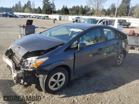 2013 Toyota Prius One with VIN JTDKN3DU6D5602015, listed as a Copart auction lot 51057985 with 190,962 mi miles and Salvage Title. Bid and sale history available at carsss.com. Image 1.