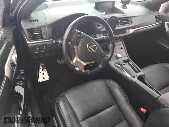 2016 Lexus CT 200h with VIN JTHKD5BH2G2260989, listed as a Copart auction lot 73968084 with Not Provided miles and Salvage Title. Bid and sale history available at DreamBid. Image 8.