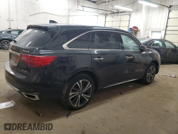 2020 Acura MDX w/Technology Pkg with VIN 5J8YD4H56LL013287, listed as a Copart auction lot 50136395 with Not Provided miles and Salvage Title. Bid and sale history available at carsss.com. Image 3.