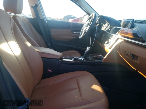 2015 BMW 3 Series 328i xDrive with VIN WBA3B5C55FP653285, listed as a Copart auction lot 63938461 with 53,559 mi miles and Salvage Title. Bid and sale history available at carsss.com. Image 5.