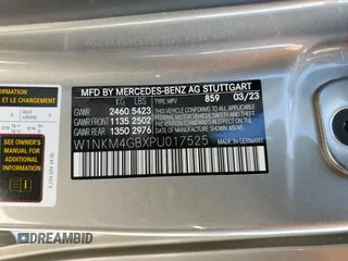 2023 Mercedes-Benz GLC with VIN W1NKM4GBXPU017525, listed as a Copart auction lot 68324504 with 30,059 mi miles and Salvage Title. Bid and sale history available at carsss.com. Image 16.