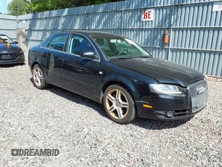 2007 Audi A4 2.0T with VIN WAUAF78EX7A077987, listed as a IAAI auction lot 42794520 with 143,341 mi miles and . Bid and sale history available at DreamBid. Image 1.