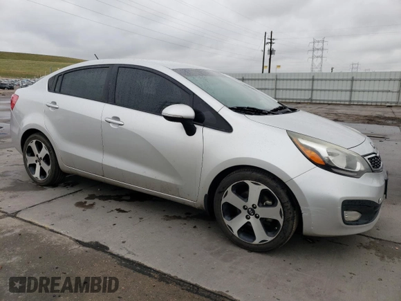 2015 Kia Rio EX with VIN KNADN4A33F6447668, listed as a Copart auction lot 53083725 with 96,168 mi miles and Clean Title. Bid and sale history available at carsss.com. Image 4.