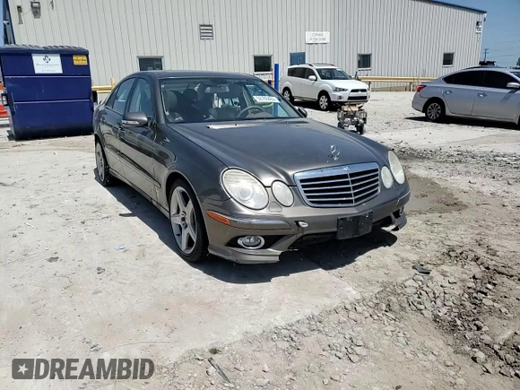 2009 Mercedes-Benz E-Class Luxury 3.5L with VIN WDBUF56X09B396917, listed as a Copart auction lot 52769485 with 142,968 mi miles and Salvage Title. Bid and sale history available at carsss.com. Image 10.