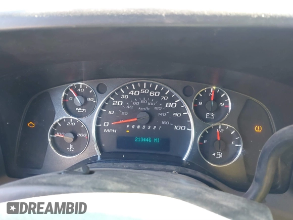 2008 Chevrolet Express Cargo Van with VIN 1GCGG25C481199553, listed as a IAAI auction lot 41508779 with 213,446 mi miles. Bid and sale history available at carsss.com. Image 7.
