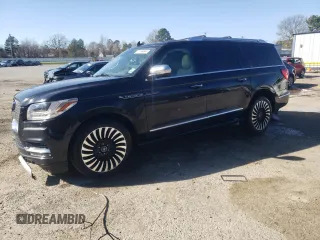 2021 Lincoln Navigator Black Label z VIN 5LMJJ3TT9MEL00758, wystawiony jako Copart lot #87066494 z przebiegiem 103 136 mil mil oraz Szkoda całkowita • Salvage title. Historia ofert i sprzedaży dostępna na DreamBid. Obrazek 1.