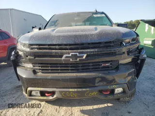 2021 Chevrolet Silverado 1500 LT Trail Boss with VIN 3GCPYFED1MG304039, listed as a Copart auction lot 53275365 with 47,271 mi miles and Salvage Title. Bid and sale history available at DreamBid. Image 5.