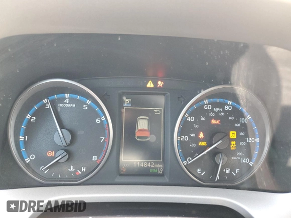 2018 Toyota RAV4 XLE with VIN 2T3RFREVXJW841741, listed as a Copart auction lot 51378385 with 114,842 mi miles and Salvage Title. Bid and sale history available at carsss.com. Image 9.