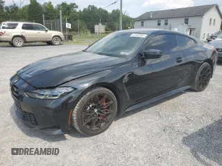 2021 BMW M4 with VIN WBS53AZ01MCG85633, listed as a Copart auction lot 63402683 with 15,802 mi miles. Bid and sale history available at carsss.com. Image 1.