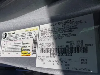 2019 Ford Fusion SE with VIN 3FA6P0LUXKR208139, listed as a IAAI auction lot 41820958 with 66,609 mi miles and . Bid and sale history available at DreamBid. Image 9.