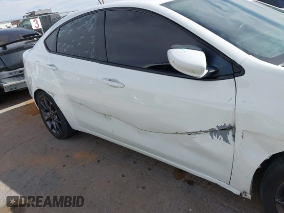 2016 Dodge Dart SXT Sport with VIN 1C3CDFFA0GD816928, listed as a IAAI auction lot 41723847 with 154,278 mi miles. Bid and sale history available at carsss.com. Image 6.