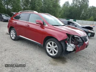 2010 Lexus RX 350 with VIN 2T2BK1BAXAC004977, listed as a Copart auction lot 62608295 with 132,752 mi miles and Non repairable. Bid and sale history available at DreamBid. Image 4.