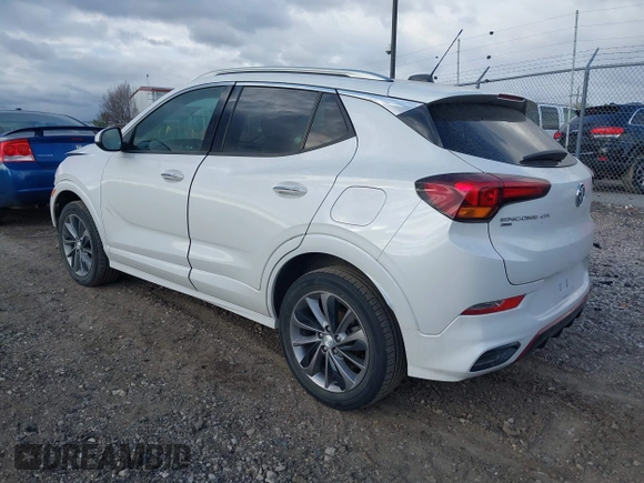 2021 Buick Encore GX Essence with VIN KL4MMGSL6MB038780, listed as a IAAI auction lot 42026247 with 51,244 mi miles and . Bid and sale history available at DreamBid. Image 3.