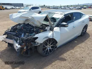 2016 Nissan Maxima SV with VIN 1N4AA6AP8GC379439, listed as a IAAI auction lot 42183728 with 107,857 mi miles and . Bid and sale history available at DreamBid. Image 16.
