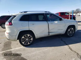 2019 Jeep Cherokee Overland with VIN 1C4PJMJN3KD173830, listed as a Copart auction lot 87229794 with 82,433 mi miles and Salvage title. Bid and sale history available at DreamBid. Image 3.