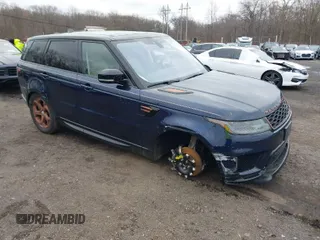 2019 Land Rover Range Rover Sport HSE with VIN SALWR2RV7KA418099, listed as a IAAI auction lot 41731074 with 47,617 mi miles. Bid and sale history available at carsss.com. Image 1.