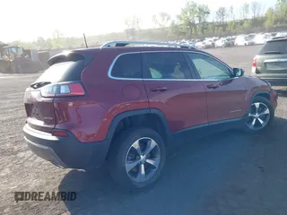 2019 Jeep Cherokee Limited with VIN 1C4PJMDN0KD299607, listed as a IAAI auction lot 42158424 with 80,014 mi miles and . Bid and sale history available at DreamBid. Image 4.
