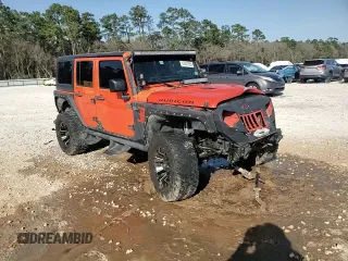2015 Jeep Wrangler Unlimited Rubicon Hard Rock z VIN 1C4HJWFG7FL690098, wystawiony jako Copart lot #47431555 z przebiegiem 95 138 mil mil oraz Szkoda całkowita • Salvage title. Historia ofert i sprzedaży dostępna na DreamBid. Obrazek 15.