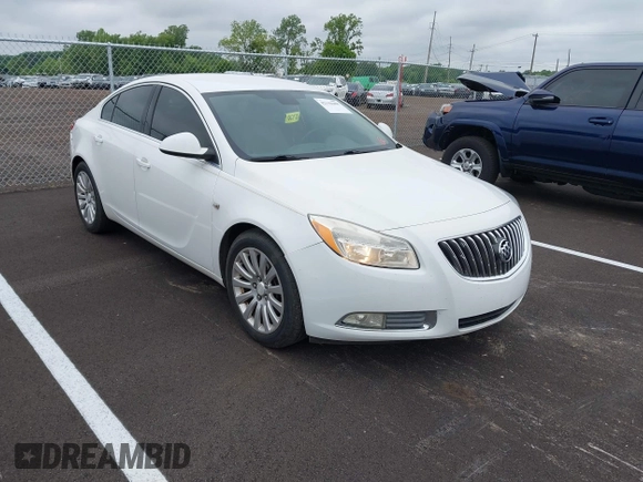 2011 Buick Regal CXL Turbo TO1 with VIN W04GV5EV7B1120242, listed as a IAAI auction lot 42144488 with 175,341 mi miles and . Bid and sale history available at DreamBid. Image 1.