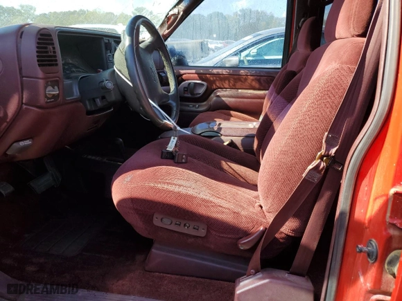 1997 Chevrolet Tahoe with VIN 1GNEK13R2VJ430914, listed as a Copart auction lot 74280024 with 209,824 mi miles and Salvage Title. Bid and sale history available at carsss.com. Image 7.