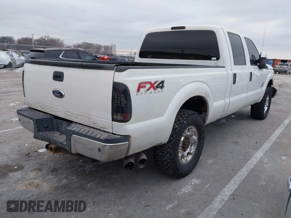 2014 Ford Super Duty F-250 SRW XL with VIN 1FT7W2BT7EEB57728, listed as a IAAI auction lot 41398017 with 249,771 mi miles. Bid and sale history available at carsss.com. Image 4.