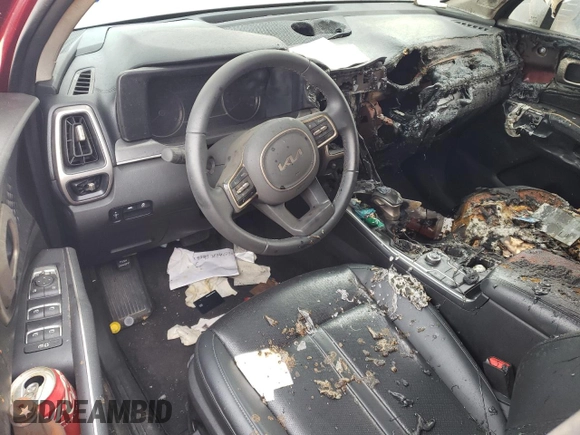 2023 Kia Sorento S with VIN 5XYRL4LC6PG226575, listed as a Copart auction lot 44684815 with Not provided miles and Salvage title. Bid and sale history available at DreamBid. Image 8.
