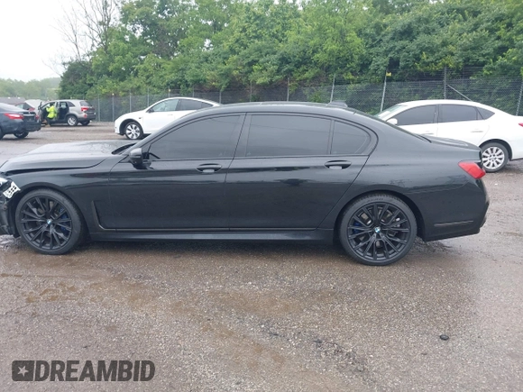 2021 BMW 7 Series 740i with VIN WBA7T2C0XMCF73506, listed as a IAAI auction lot 42335145 with 35,838 mi miles and . Bid and sale history available at DreamBid. Image 15.