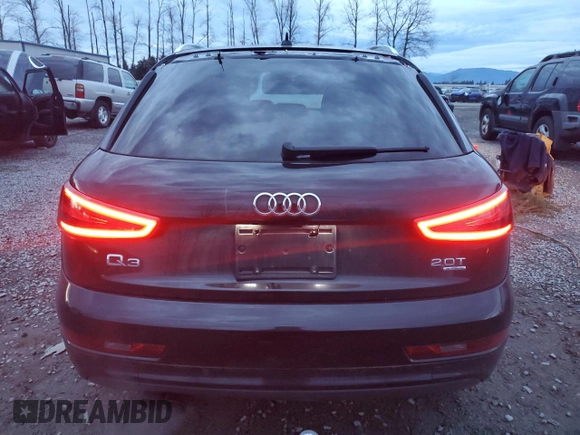 2015 Audi Q3 2.0T Prestige with VIN WA1GFCFS5FR013686, listed as a Copart auction lot 84069794 with 65,538 mi miles and Salvage Title. Bid and sale history available at carsss.com. Image 6.