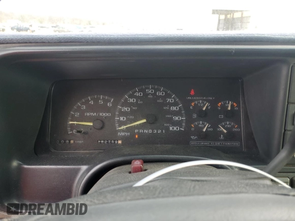 1997 GMC Sierra 1500 z VIN 1GTEK19R3VE545661, wystawiony jako Copart lot #50212975 z przebiegiem 2 827 591 mil mil oraz Czysty tytuł • Clean title. Historia ofert i sprzedaży dostępna na DreamBid. Obrazek 9.