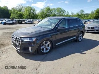 2023 Audi Q7 Premium z VIN WA1ACBF75PD031124, wystawiony jako Copart lot #56970885 z przebiegiem 19 115 mil mil oraz Szkoda całkowita • Salvage title. Historia ofert i sprzedaży dostępna na DreamBid. Obrazek 1.