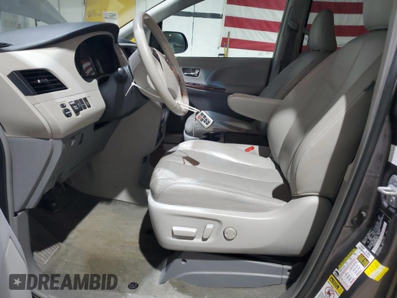 2013 Toyota Sienna XLE with VIN 5TDDK3DC6DS065469, listed as a Copart auction lot 48772565 with 143,966 mi miles and Salvage Title. Bid and sale history available at DreamBid. Image 7.