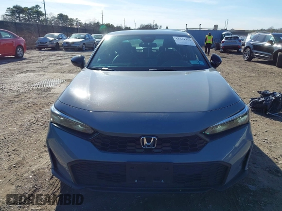 2025 Honda Civic Sport with VIN 2HGFE2F5XSH521799, listed as a IAAI auction lot 41831110 with 5,406 mi miles and . Bid and sale history available at DreamBid. Image 12.